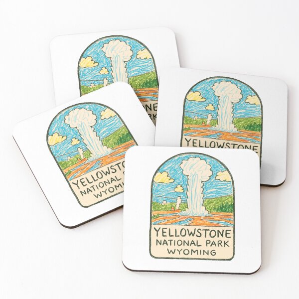 Item preview, Yellowstone National Park Geyser Basin Morning Mist Hike designed and sold by JonesFlora2025.