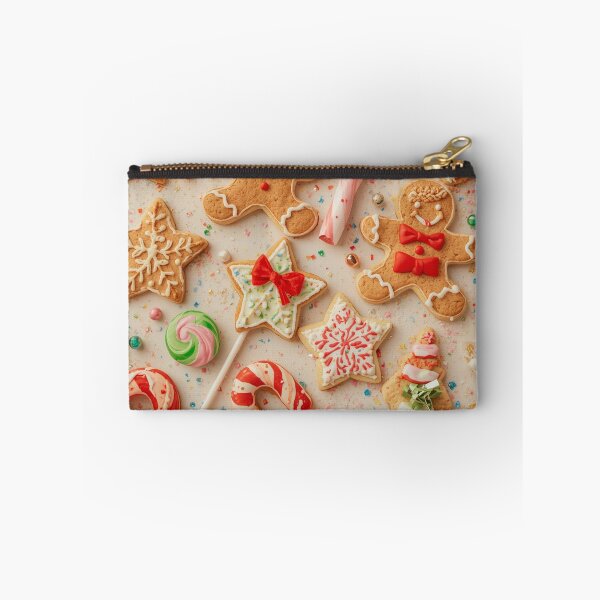 Item preview, Festive Christmas Cookies and Candy Pattern – Colorful Holiday Treats Scene designed and sold by PixelVibe782.
