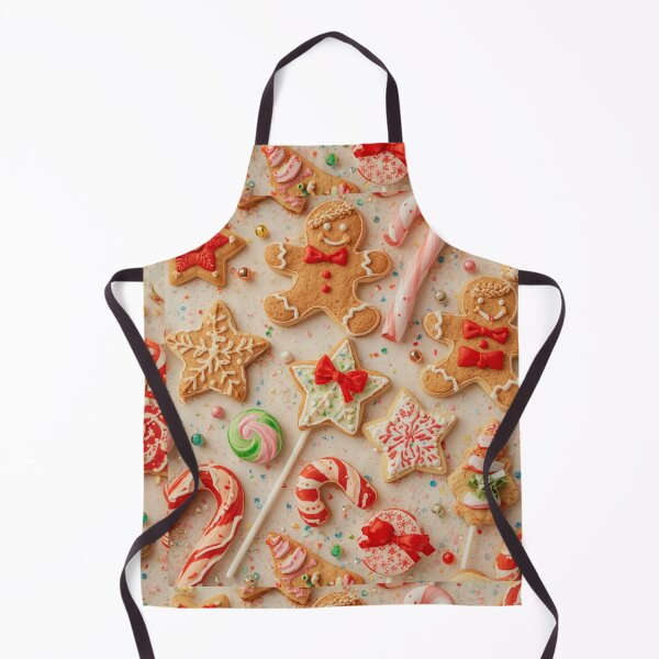 Item preview, Festive Christmas Cookies and Candy Pattern – Colorful Holiday Treats Scene designed and sold by PixelVibe782.