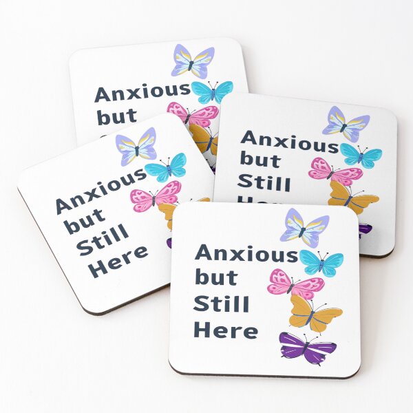 Item preview, Anxious but Still Here – Emotional Aesthetic Art Print designed and sold by GoxyVision.