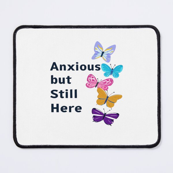 Item preview, Anxious but Still Here – Emotional Aesthetic Art Print designed and sold by GoxyVision.
