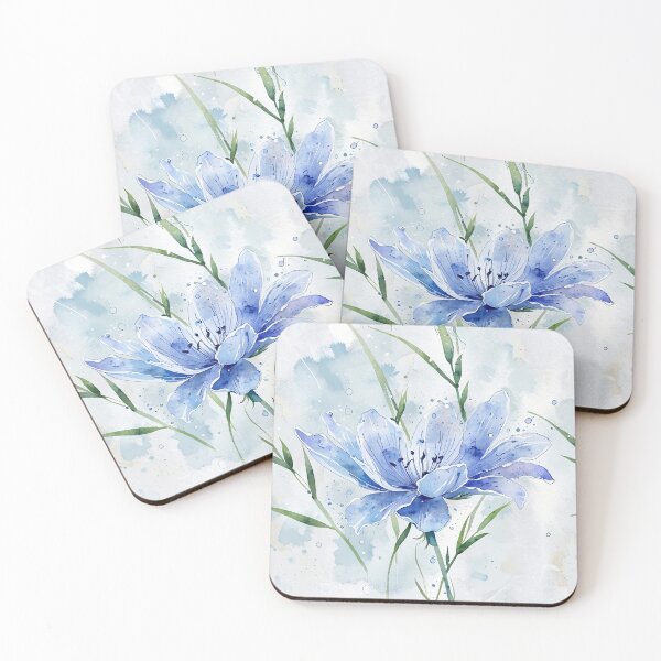 Item preview, Blue Rainy Flower designed and sold by CoolPixels.
