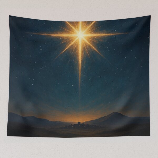 Item preview, The First Christmas – Jesus, Mary and Joseph in Bethlehem designed and sold by mariannrina.