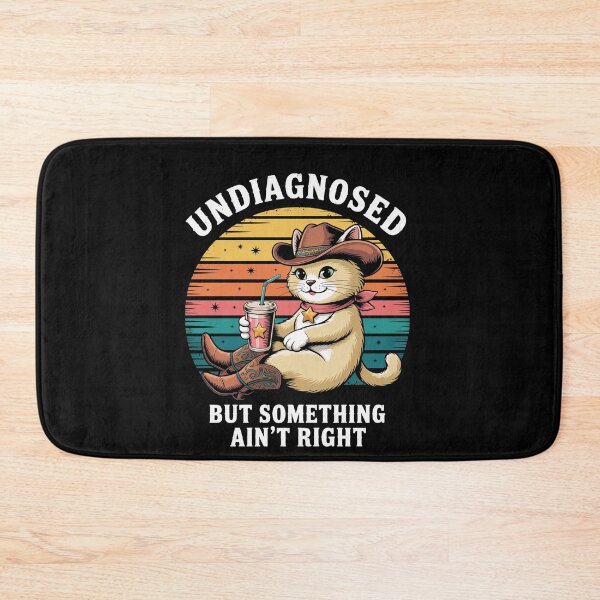 Item preview, Undiagnosed Cowboy Cat Coffee Undiagnosed designed and sold by Veroniadic.