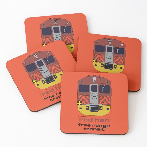 Item preview, Red Hen 323 – Free Range Transit designed and sold by Main Train Brain.