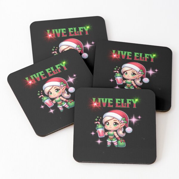 Item preview, Christmas elf with protein shake designed and sold by BritishDelights.
