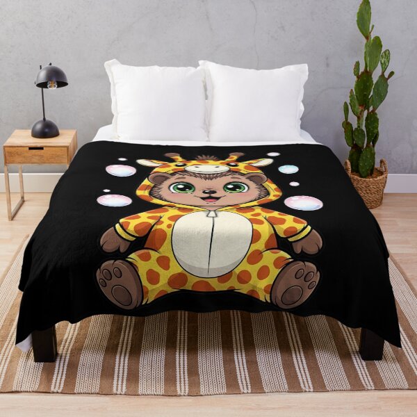 Item preview, Cute Hedgehog Giraffe Costume Bubbles designed and sold by k3rstman1.