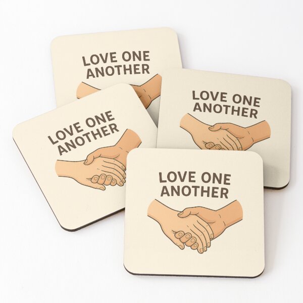 Item preview, Love One Another – Inspirational Christian Quote Art designed and sold by mariannrina.