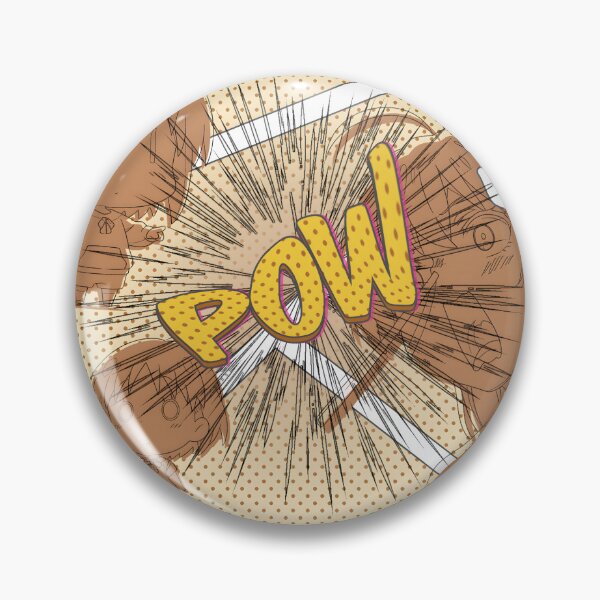 Item preview, Manga POW Comic Panel – Funny Explosion Art designed and sold by MugSenpai.