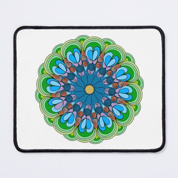 Item preview, Coloring page mandala outline drawing for art therapy and meditation. Circular ornament designed and sold by nongsao4.