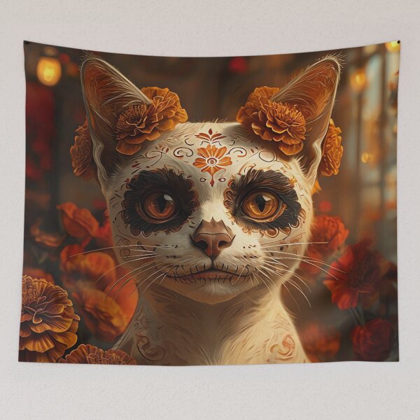 Item preview, Gato Calavera designed and sold by ONYX Pixee.