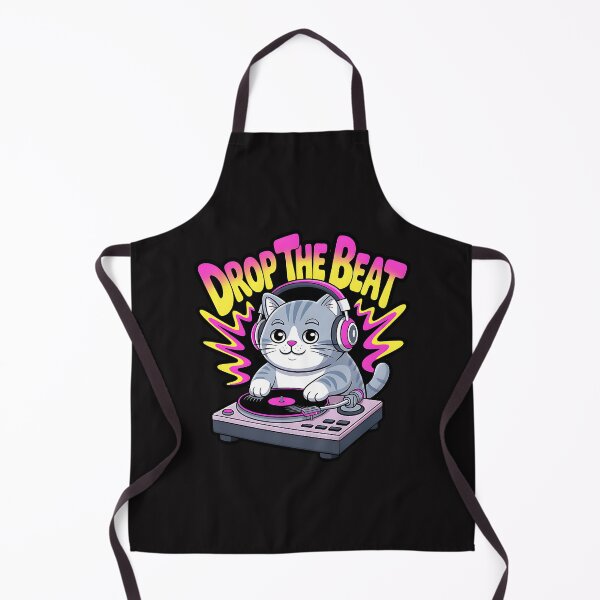 Item preview, DJ Cat "Drop the Beat" designed and sold by AwesomeBeyondLimits.