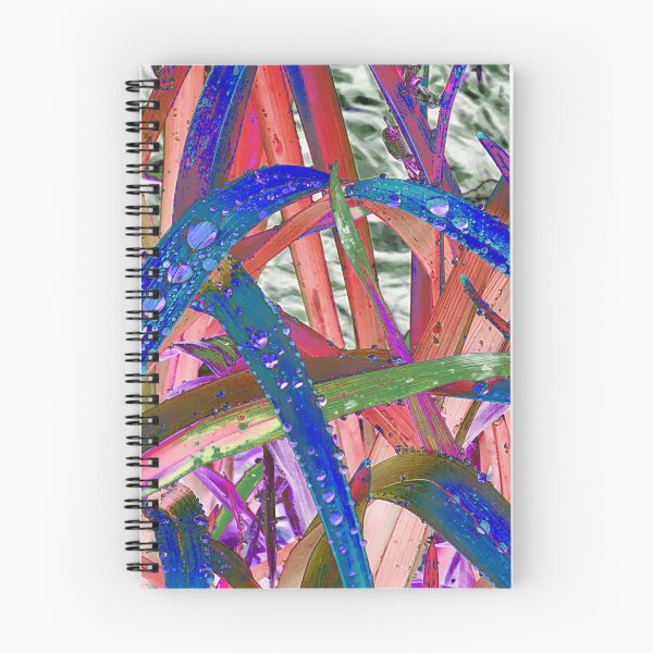 Item preview, Abstract Macro Raindrops on Blue & Red Leaves designed and sold by SXW Designs.