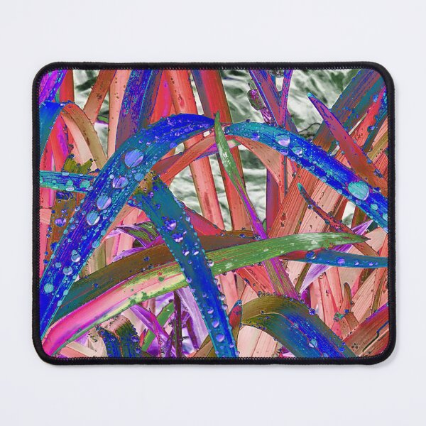 Item preview, Abstract Macro Raindrops on Blue & Red Leaves designed and sold by SXW Designs.