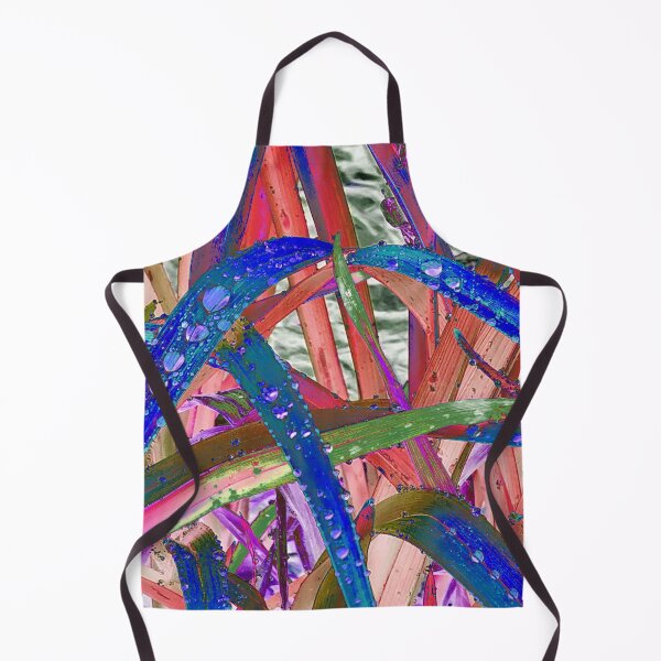 Item preview, Abstract Macro Raindrops on Blue & Red Leaves designed and sold by SXW Designs.