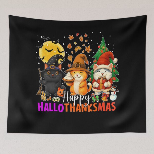 Item preview, Tree Vintage Happy Hallothanksmas Merry Christmas 2025 designed and sold by JamieFmorriSS.