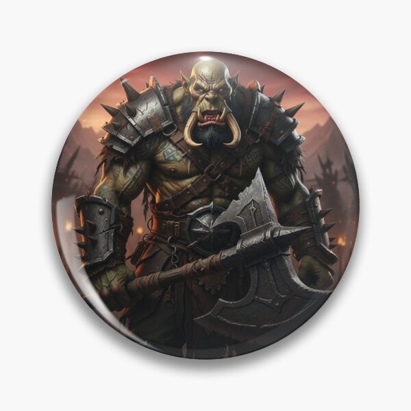 Item preview, Gorath Bloodfang – The Iron Rage of the Wastes designed and sold by BlingandGifts.