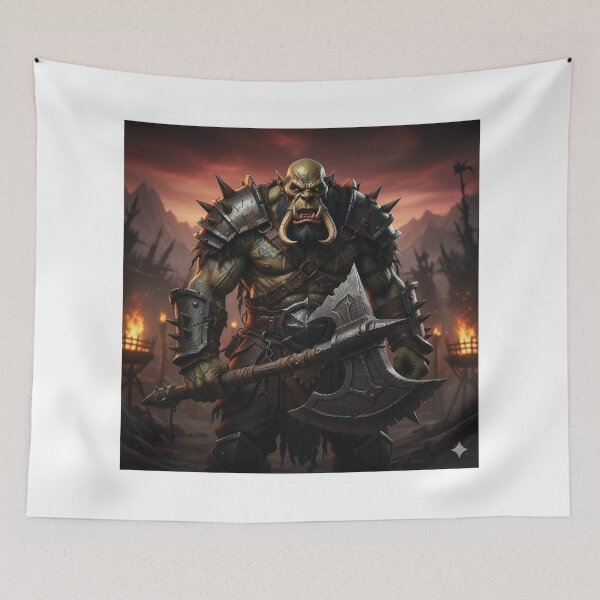 Item preview, Gorath Bloodfang – The Iron Rage of the Wastes designed and sold by BlingandGifts.