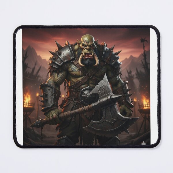 Item preview, Gorath Bloodfang – The Iron Rage of the Wastes designed and sold by BlingandGifts.