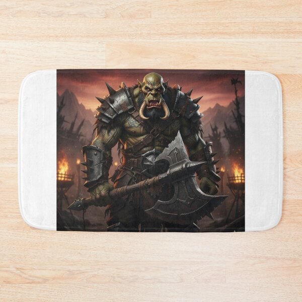 Item preview, Gorath Bloodfang – The Iron Rage of the Wastes designed and sold by BlingandGifts.