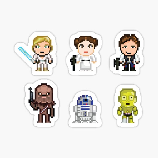 Pixel Wars Sticker Set 001 Sticker