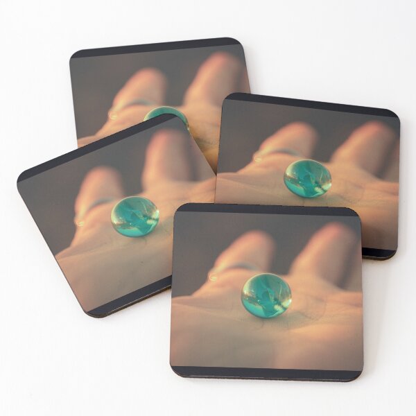 Item preview, Teal Marble in a Warm Hand - Cinematic Still Life Photography designed and sold by MDB_Shop.