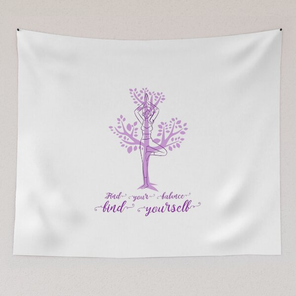 Item preview, Find Your Balance, Find Yourself – Inspirational Yoga Pose Design for Mindful Living designed and sold by Ani-24.