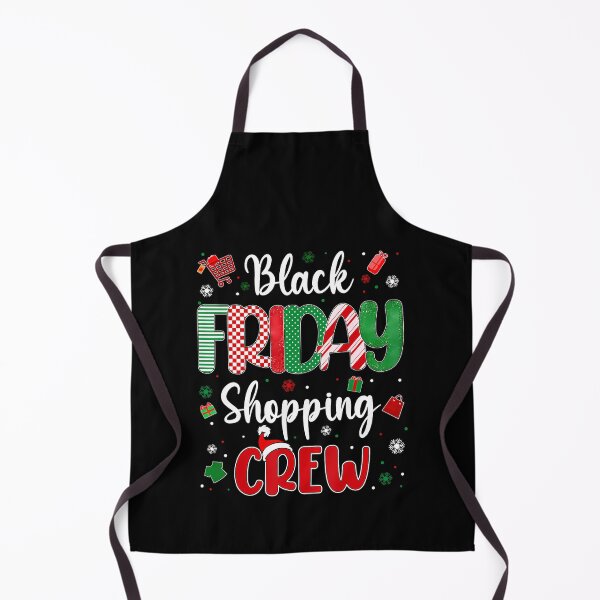 Item preview, Friday 2025 Holiday Sale Funny Happy Shopping Christmas Black designed and sold by Kraigsarina.