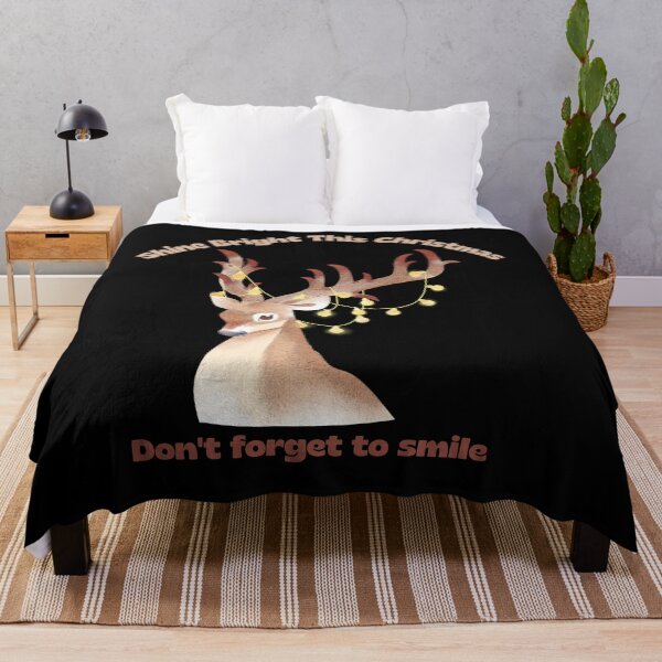 Item preview, Shine Bright This Christmas Cute Reindeer holiday winter design  designed and sold by MegiSmile.