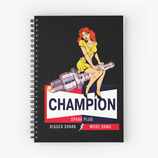 Item preview, Champion Spark Plug Girl Logo designed and sold by MyrtieDicki.
