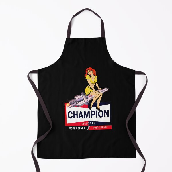 Item preview, Champion Spark Plug Girl Logo designed and sold by MyrtieDicki.