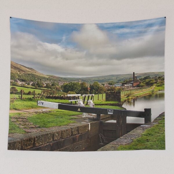 Item preview, Lock 27 on the Huddersfield Narrow Canal, Uppermill, Oldham, England designed and sold by Kevin Hellon.