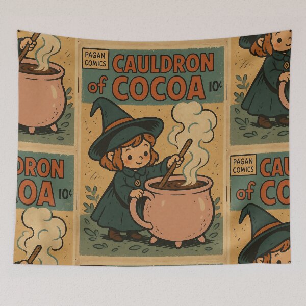 Item preview, Cute Paganism: Cauldron of Cocoa designed and sold by bapupa.