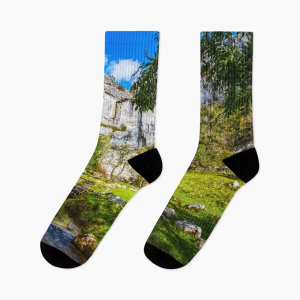 Item preview, Scenic Trail by Limestone Cliffs At Malham Cove, Yorkshire, England designed and sold by Paul Thompson Photography.