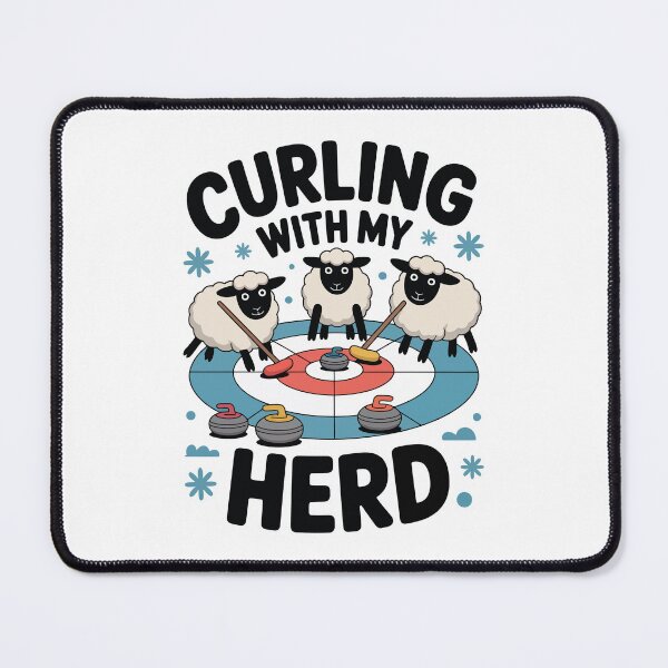 Item preview, Curling With My Herd designed and sold by Win Hardy.