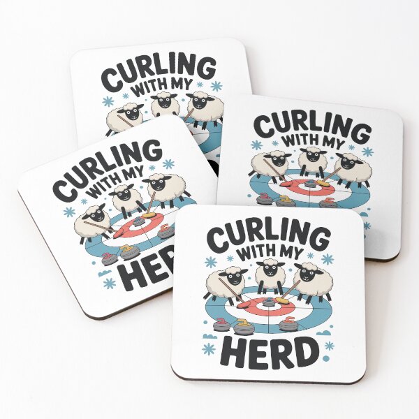 Item preview, Curling With My Herd designed and sold by Win Hardy.