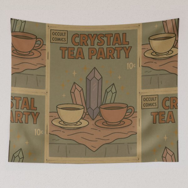 Item preview, Cute Paganism: Crystal Tea Party designed and sold by bapupa.