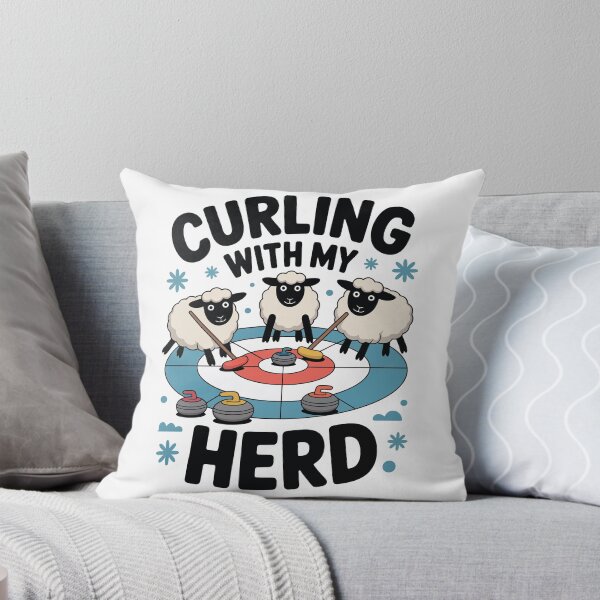 Item preview, Curling With My Herd designed and sold by Win Hardy.