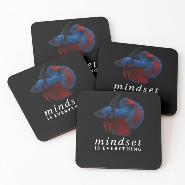 Item preview, Mindset is Everything Siamese fighting fish Shark, Motivational  designed and sold by Logiamerch.