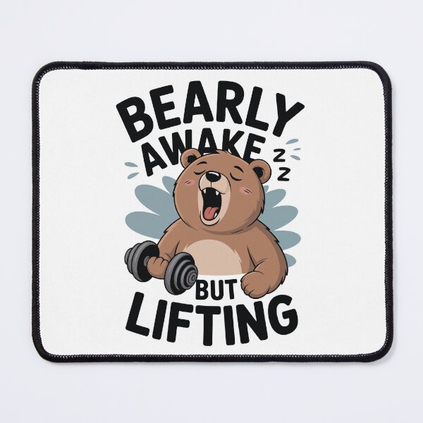 Item preview, Bearly Awake But Lifting designed and sold by Win Hardy.