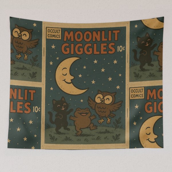 Item preview, Cute Paganism: Moonlit Giggles designed and sold by bapupa.