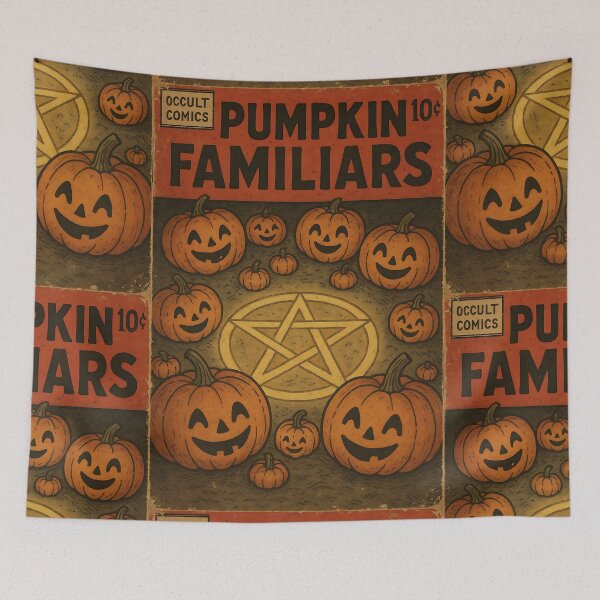 Item preview, Cute Paganism: Pumpkin Familiars designed and sold by bapupa.