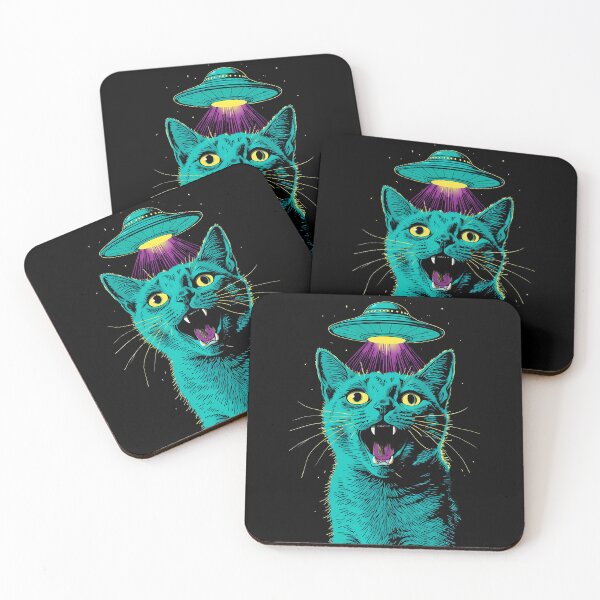 Item preview, Vintage UFO Cat  designed and sold by TheSamuraiCat.