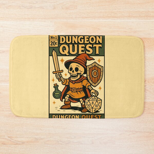 Item preview, Dungeon Quest Comic Cover designed and sold by thepicassoUA.
