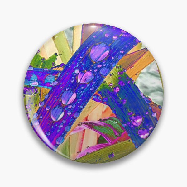 Item preview, Abstract Macro Raindrops on Purple & Orange Leaves designed and sold by SXW Designs.