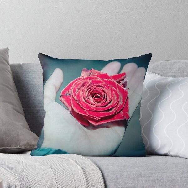 Item preview, Intense Red Rose in Hand Dramatic Dark Floral Photo designed and sold by MDB_Shop.