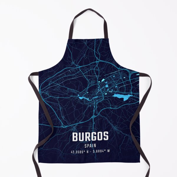 Item preview, Mapa de la ciudad de Burgos a medianoche designed and sold by HomeLivingCo.