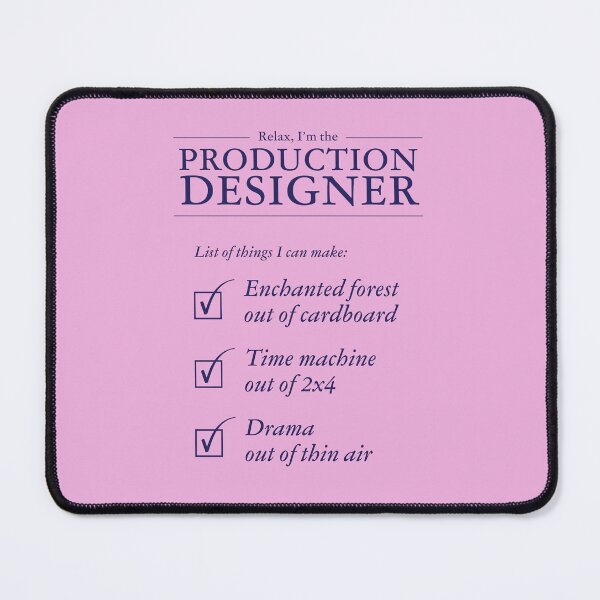 Item preview, Production Designer, Art Department - List of Things I Can Make designed and sold by OrigamiGourami.
