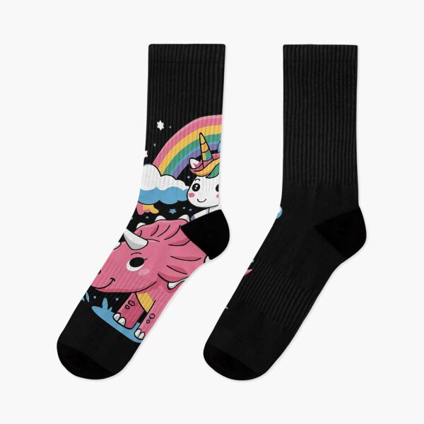 Item preview, Unicorn Riding Dinosaur Triceratops Boys Girls Rainbow  designed and sold by NeomiStoreSS.
