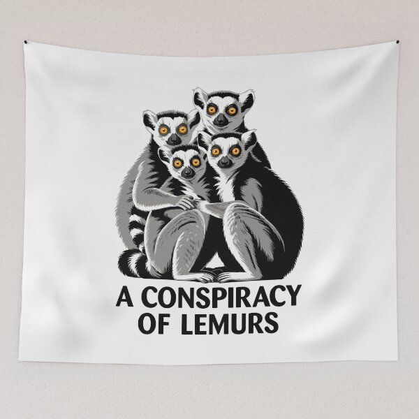 Item preview, A Conspiracy of Lemurs. Version 1 designed and sold by ArthousePromos.